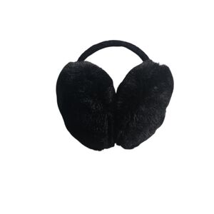 Black Faux Fur Earmuffs